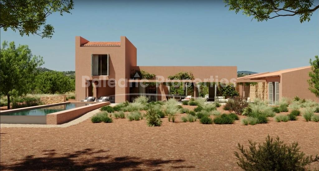 Magnificent rustic plot with mountain views for sale between Manacor and Felanitx, Mallorca
