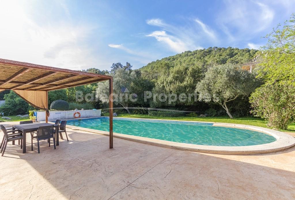 Villa de tres dormitorios en venta en la tranquila zona de Crestatx, Pollensa, Mallorca
