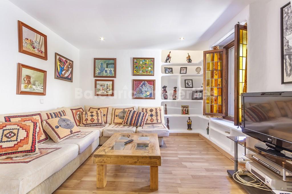 Charmantes Stadthaus mit ruhiger Terrassen kaufen in Palma, Mallorca