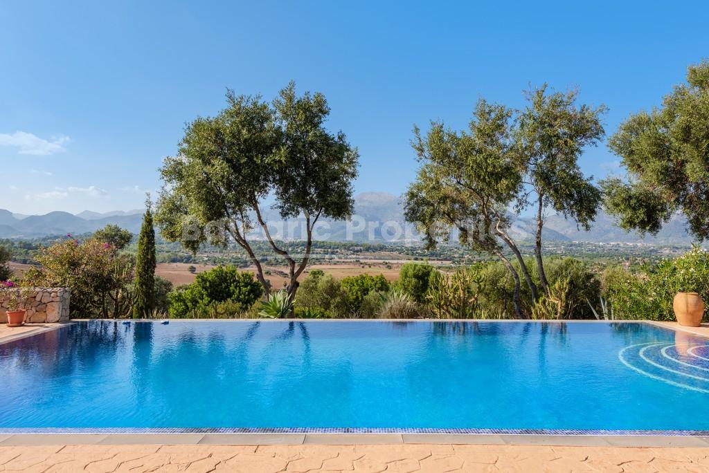Luxury country home with rental license for sale in Puig de Santa Magdalena, Mallorca 