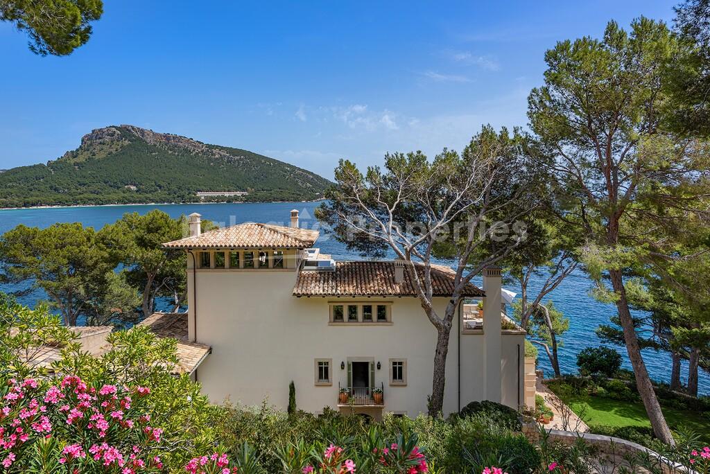 Finca exclusiva en primera línea a la venta en Formentor, norte de Mallorca