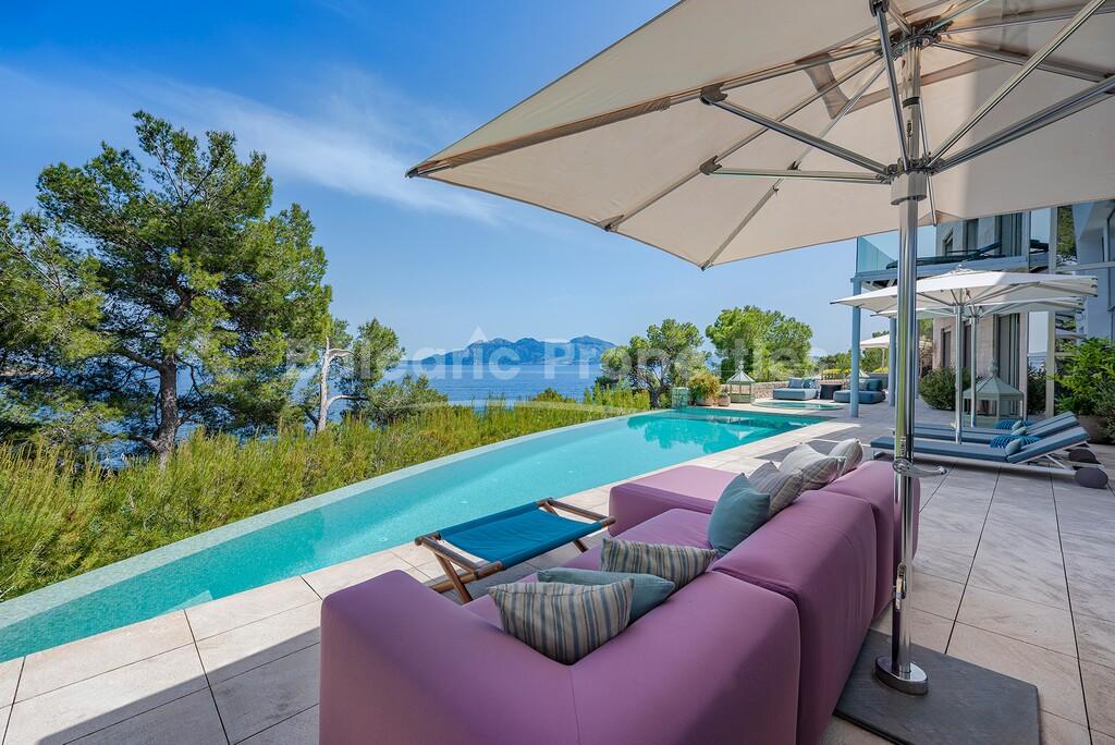Excepcional villa con acceso al mar en Formentor, al norte de Mallorca