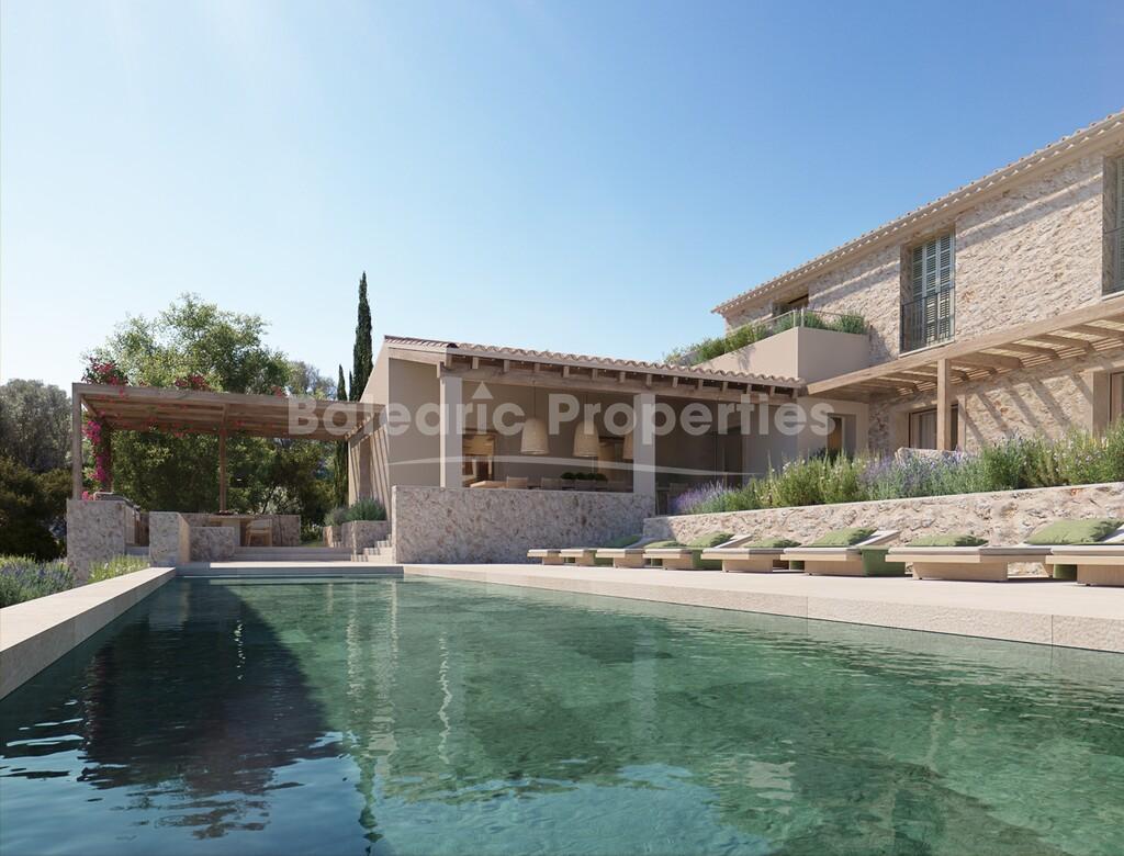 Luxusvillenanlage mit Meerblick zu verkaufen in Pollensa, Nord-Mallorca