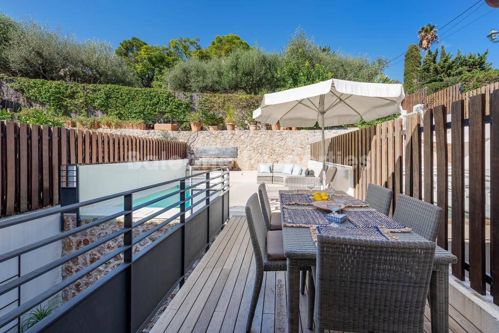 Townhouse for sale with great views on the Calvario in Pollensa, Mallorca