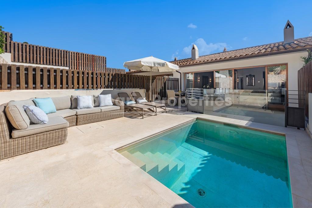 Townhouse for sale with great views on the Calvario in Pollensa, Mallorca