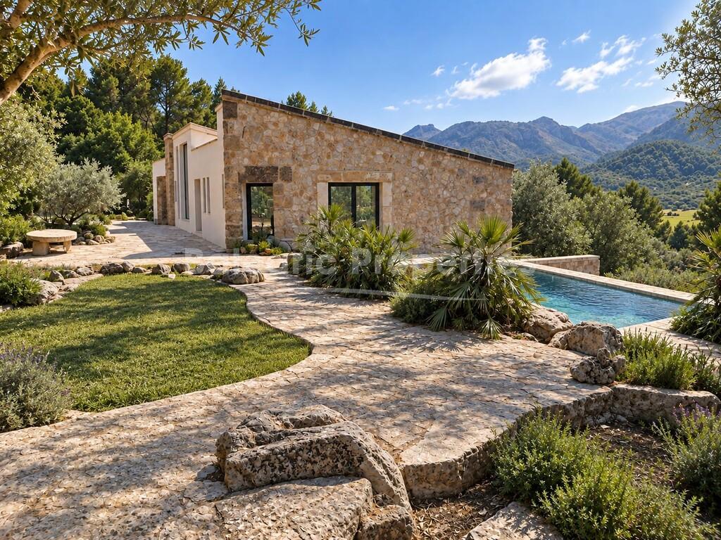 ETV Licensed Villa for sale in Campanet Valley - Legalisation Project Submitted, North Mallorca