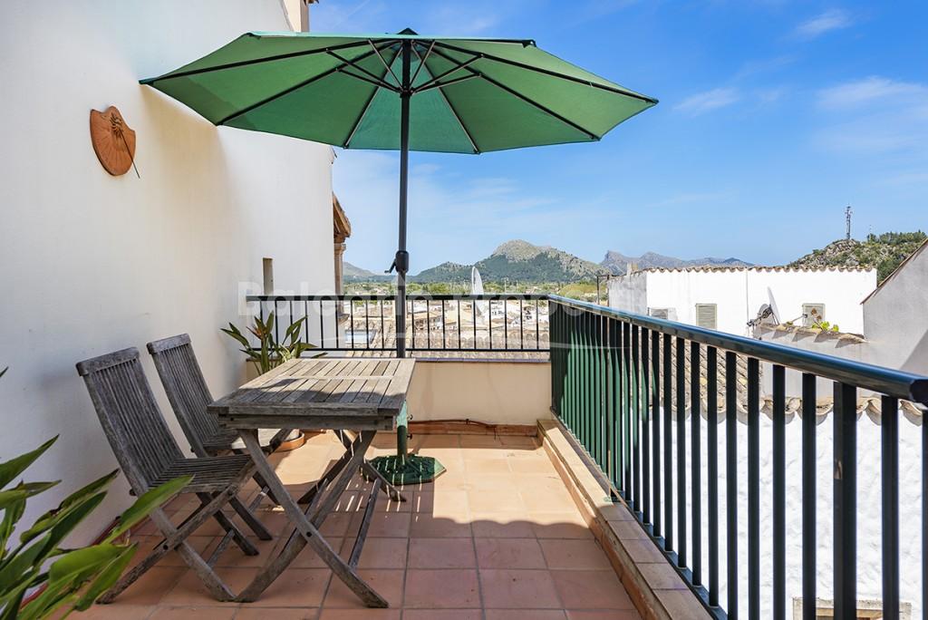 Fabulous village house with mountain views for sale in Pollensa, Mallorca