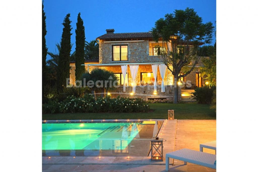 Villa Llenaire is a modern country villa available for rent near Pollensa, Mallorca