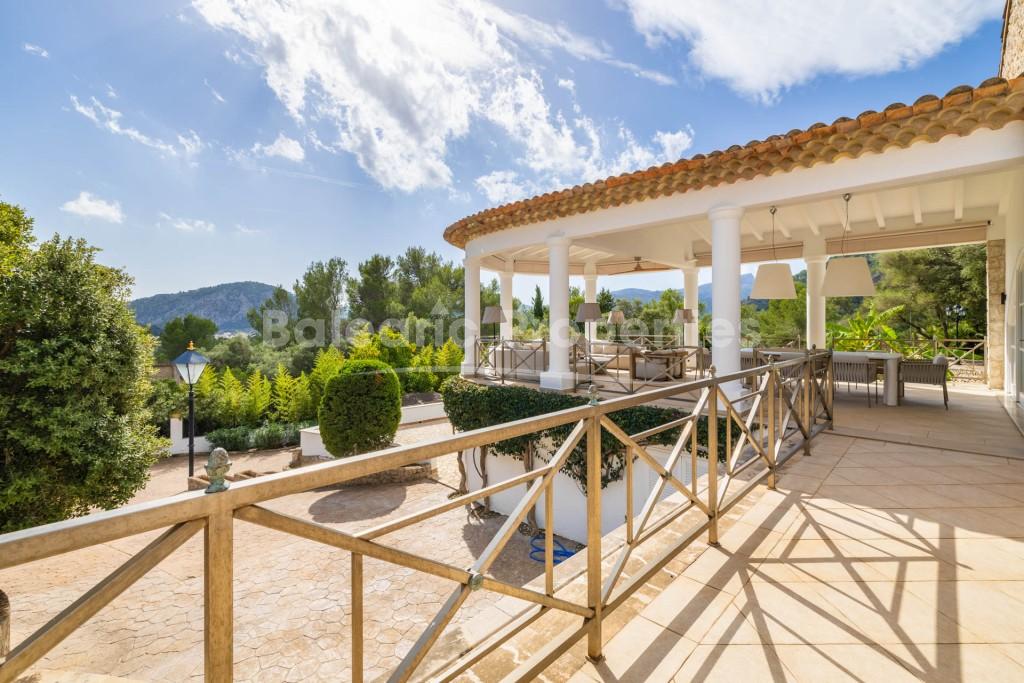 Luxury villa with guest apartment for sale in La Font, Pollensa, Mallorca 