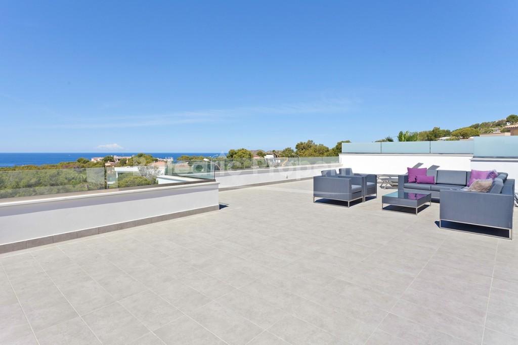 Ultra-modern seaview villa with pool for sale in Santa Ponsa, Mallorca