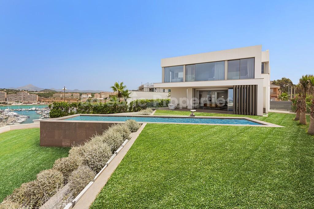 Front line luxury villa with incredible views, for sale in Port Adriano, Mallorca