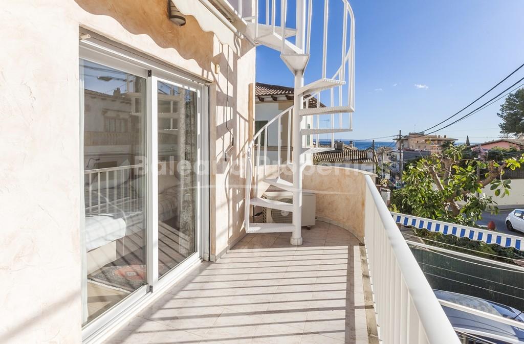 Townhouse with sea view for sale in San Agustin, Mallorca