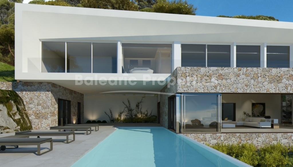 Impresionante proyecto de villa moderna en venta en Sol de Mallorca