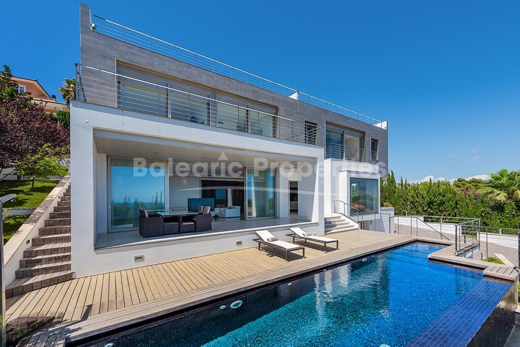 Modern sea view villa for sale in Bendinat, Mallorca