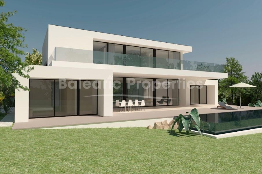 Contemporary villa project for sale in Santa Ponsa, Mallorca