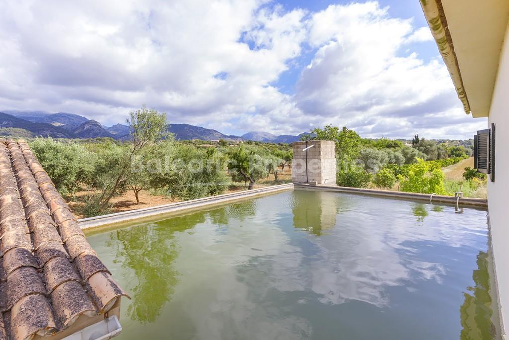 Rustic country home with fabulous views for sale in Selva, Mallorca