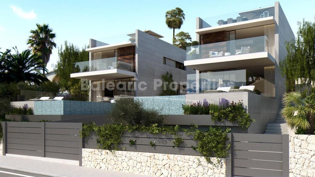 Villa de nueva construcción con vistas al mar en venta en una zona tranquila de Alcudia, Mallorca