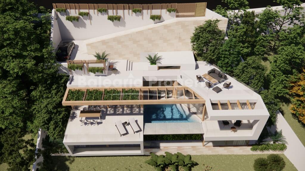 Villa project with sea access for sale in Costa de la Calma, Southwest Mallorca