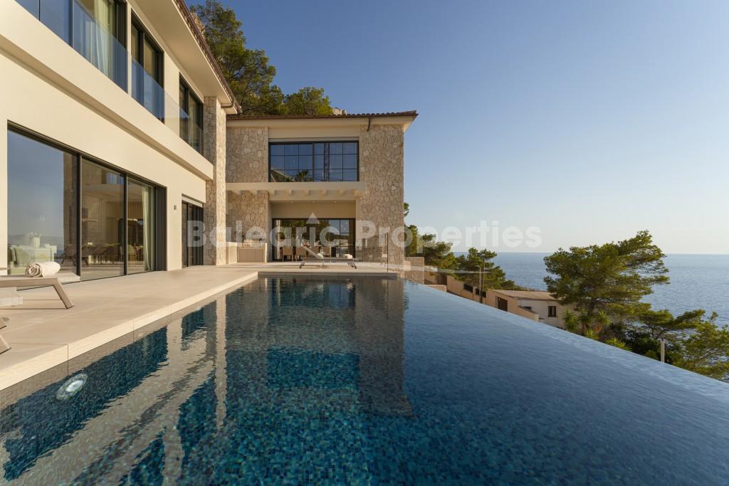 Modern luxury villa with sea views for sale in Port Andratx, Mallorca