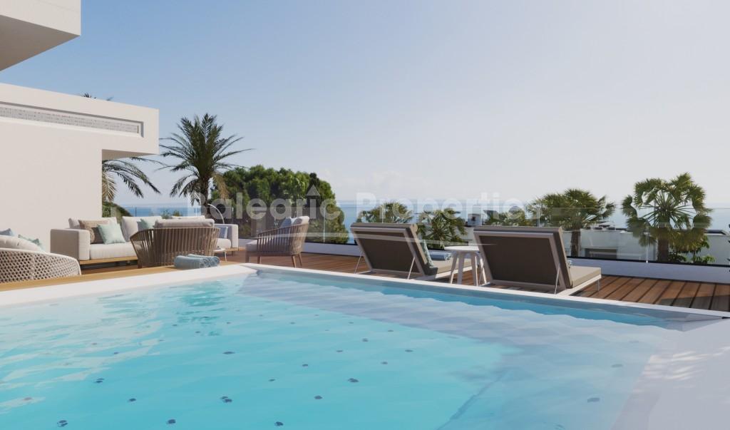 Modern Mediterranean villa with beautiful sea views for sale in Sol de Mallorca