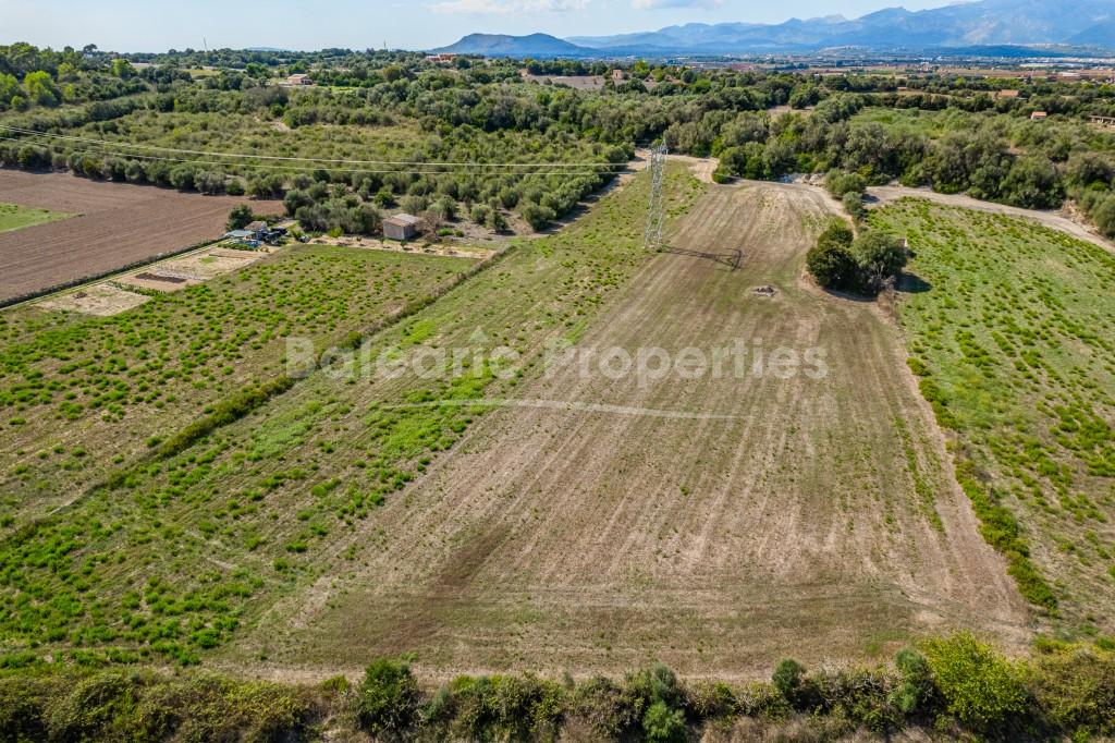 Beautiful plot with views of the mountains and Alcudia bay for sale in Muro, Mallorca