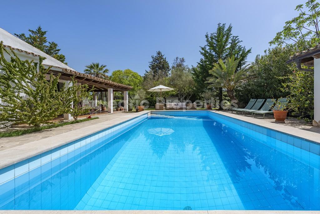 Villa idílica con licencia ETV en venta en Pollensa, Norte de Mallorca