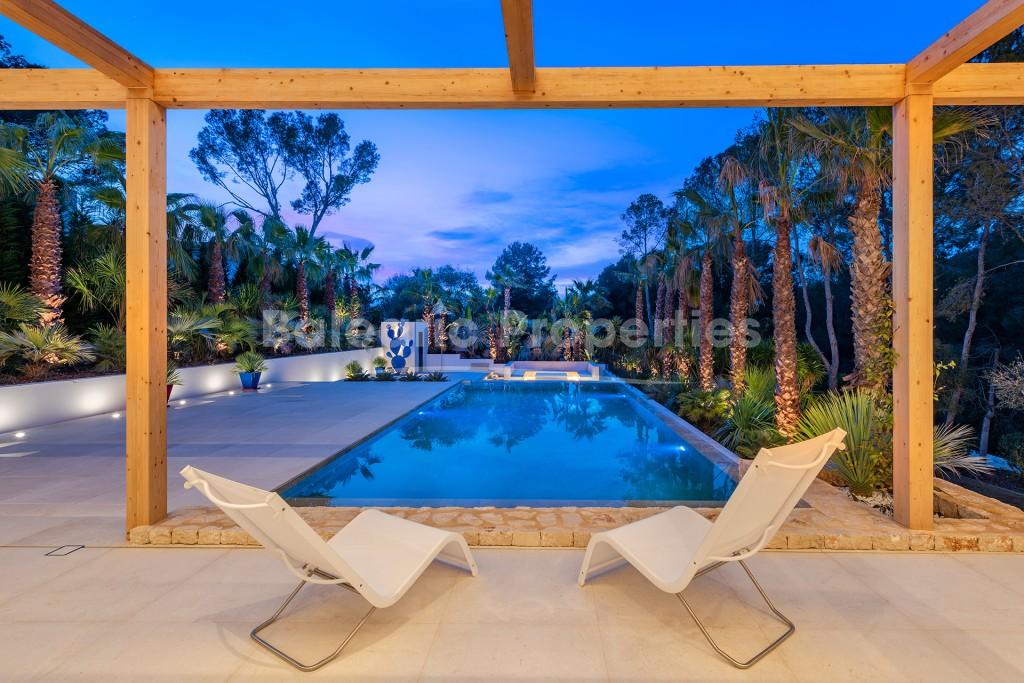 Luxury designer villa with high-end interior and lots of privacy in Santa Ponsa