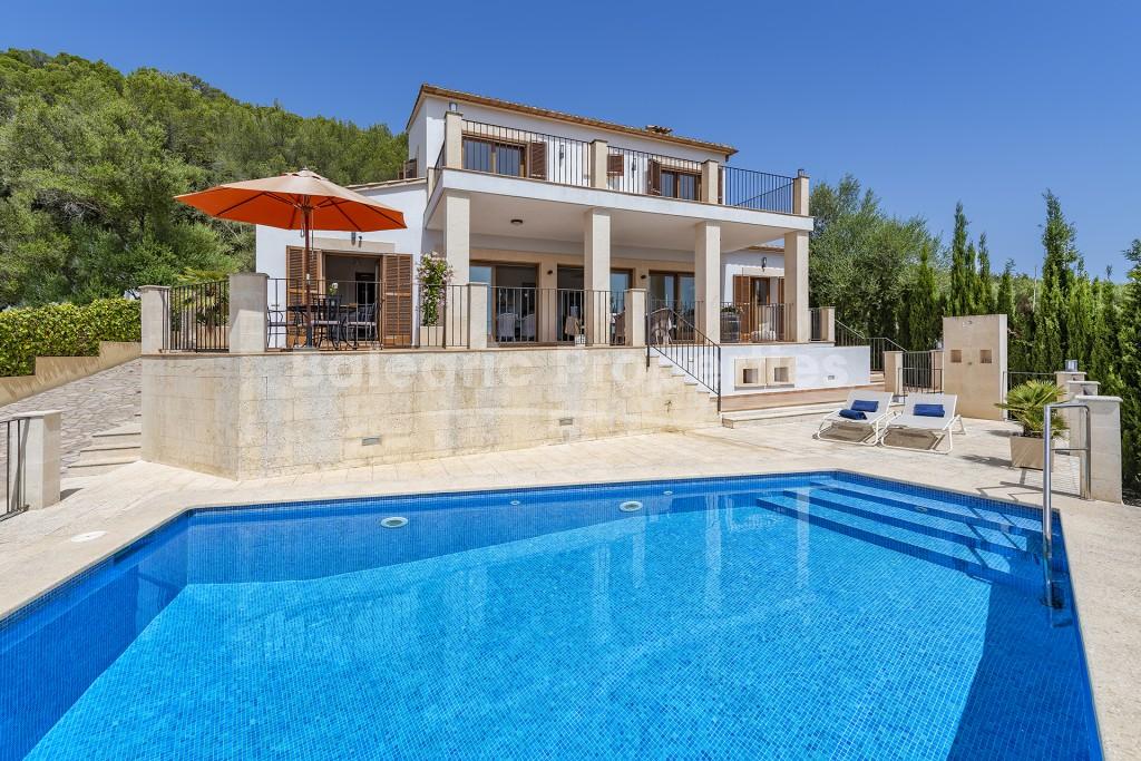 Gorgeous family home with fantastic views for sale near Pollensa, Mallorca