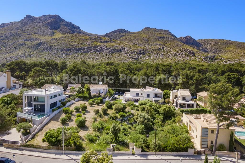 Building plot for sale close to the beaches in Cala San Vicente, Mallorca