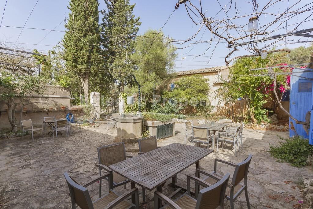 Charming hotel in a late 19th century farmhouse for sale in Llubi, Mallorca 