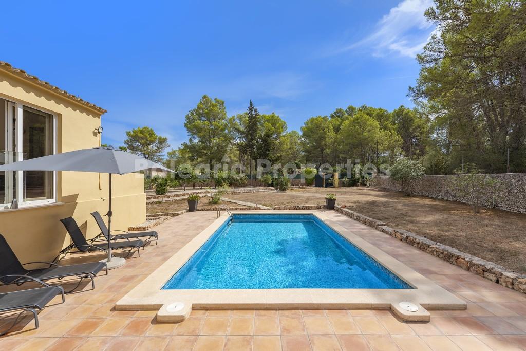 Unique country home for sale with tennis court and pool in Algaida, Mallorca