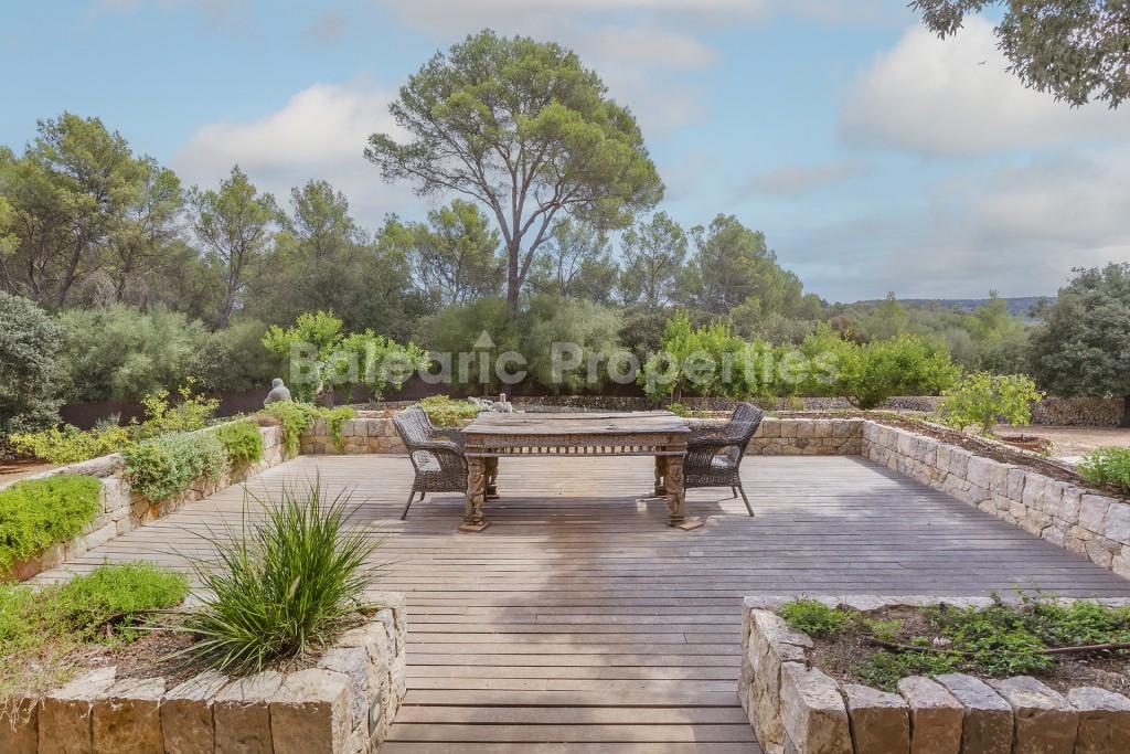 Completely self sustainable country home for sale in Sencelles, Mallorca 