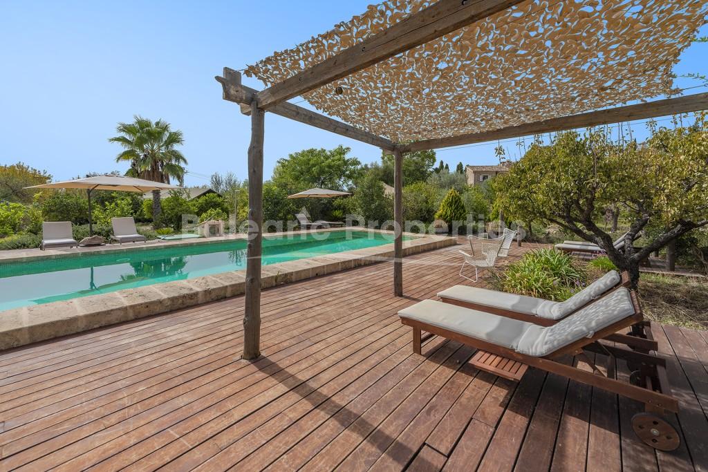 Enchanting country home with hotel license and pool for sale in Lloseta, Mallorca