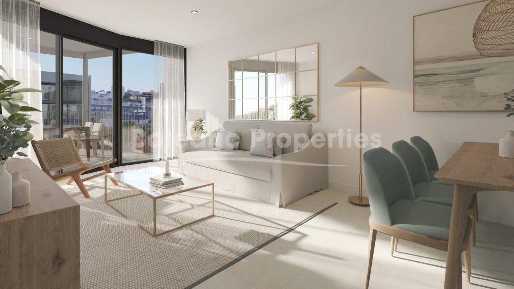Nuevos apartamentos en venta con piscina y jardines comunitarios en Palmanova, Mallorca