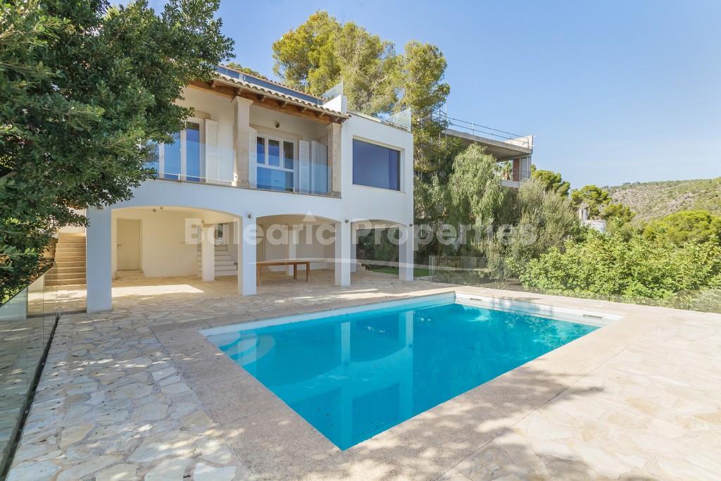 Exclusiva villa con increíbles vistas al mar en venta en Costa d'en Blanes, Mallorca