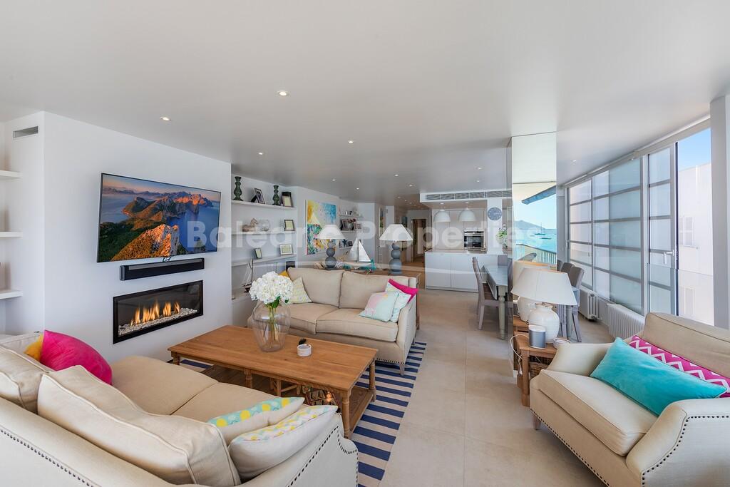 Spectacular renovated Pine Walk apartment for sale in Puerto Pollensa, Mallorca