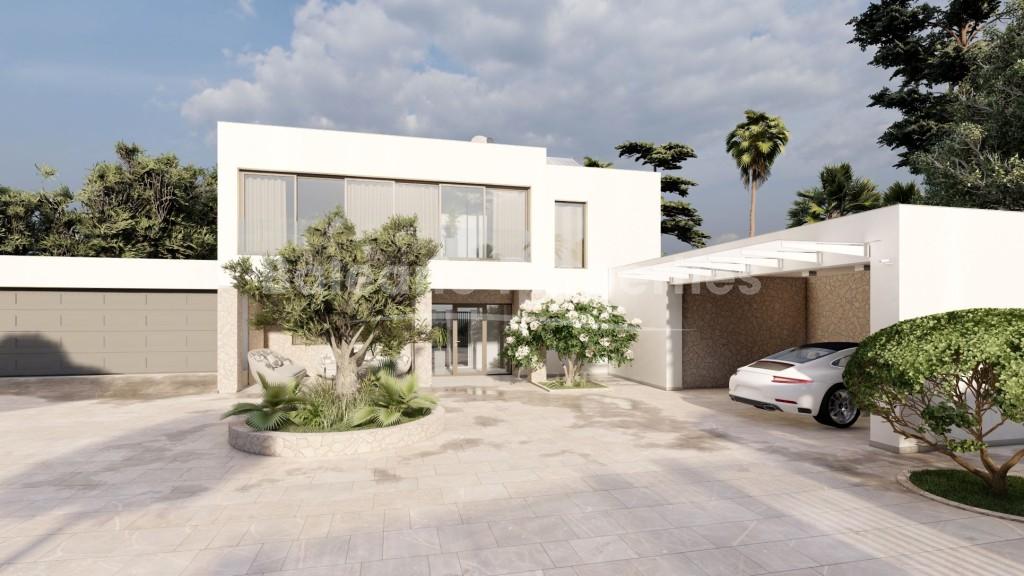Proyecto de villa de última generación con piscina, en venta en Santa Ponsa, Mallorca