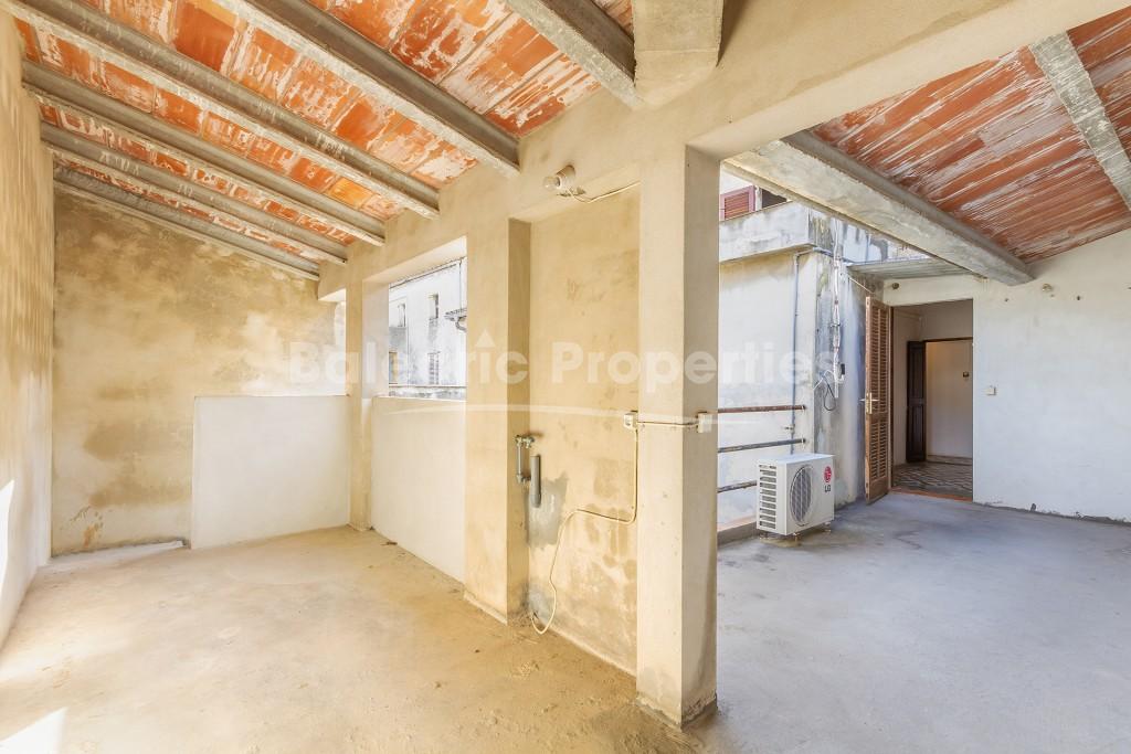 Townhouse in need of renovation for sale in the centre of Pollensa, Mallorca