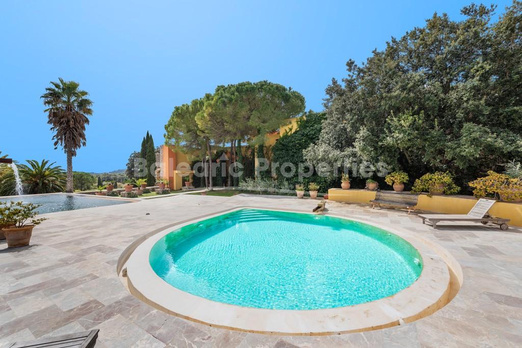 Unique luxury estate with 2 pools for sale close to the town Artá, Mallorca