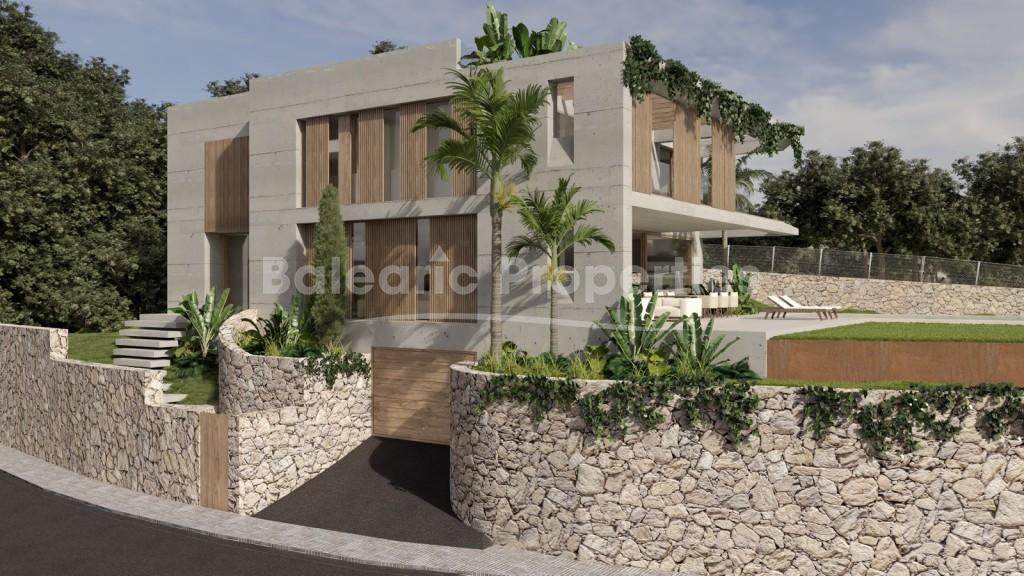 Exclusive plot for sale, perfect for a sea view villa in Bendinat, Mallorca