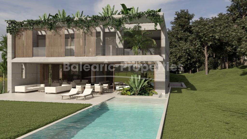 Exclusive plot with building license for sale, perfect for a sea view villa in Bendinat, Mallorca