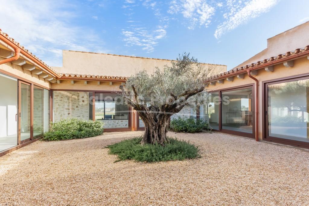 Casa de lujo a estrenar con preciosas vistas, en venta en Santanyí, Mallorca
