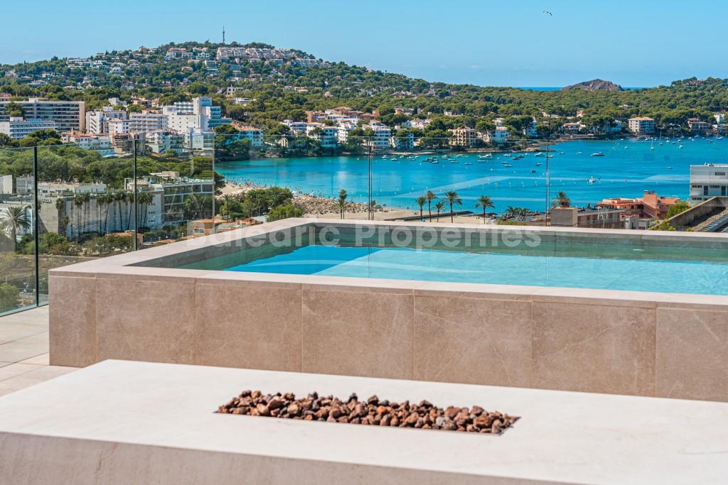 Newly built penthouse with pool for sale in Santa Ponsa, Mallorca