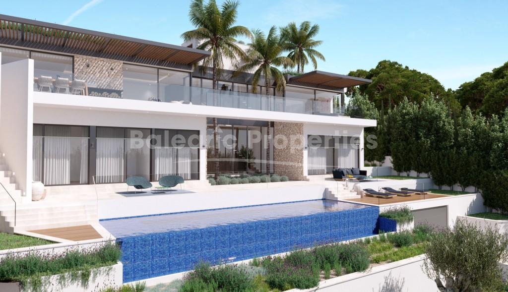 Villa de lujo de nueva construcción en venta en la zona de Camp de Mar en Andratx, Mallorca