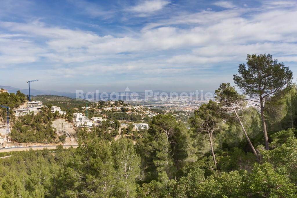 Exclusivo solar en ladera a la venta en una prestigiosa zona de Son Vida, Mallorca