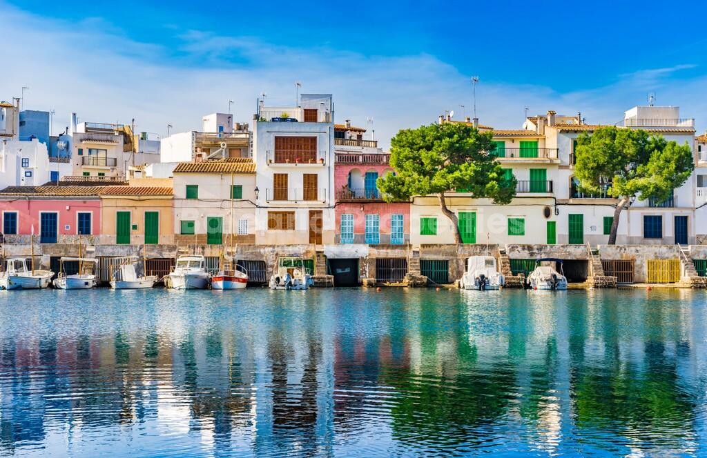 Beautiful historic seafront town house for sale in Porto Colom, Mallorca