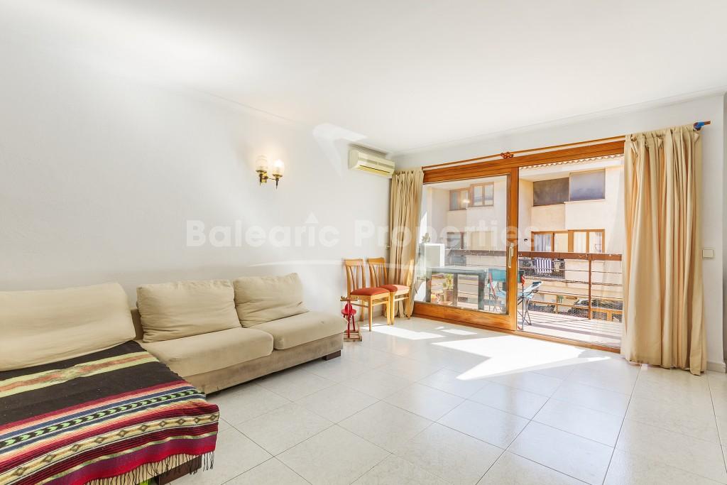 Bright first floor apartment for sale in the centre of Pollensa, Mallorca