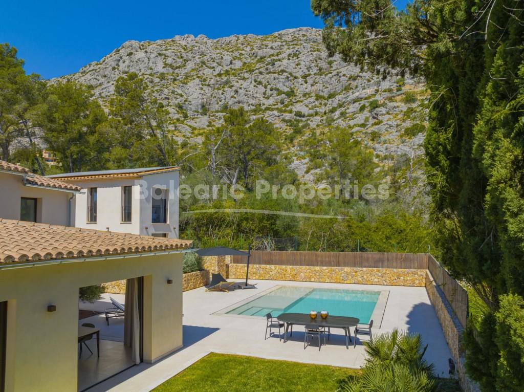 Exclusiva villa de lujo con piscina y casa de invitados en alquiler en Pollensa, Mallorca