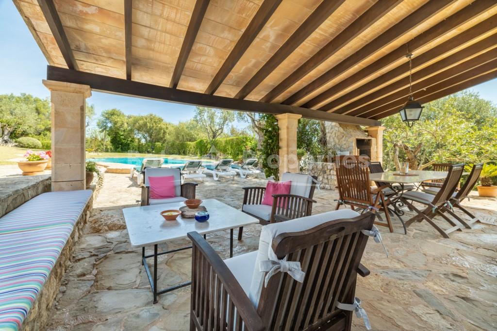 Charming country home exclusively for sale at Balearic Properties in Pollensa, Mallorca 