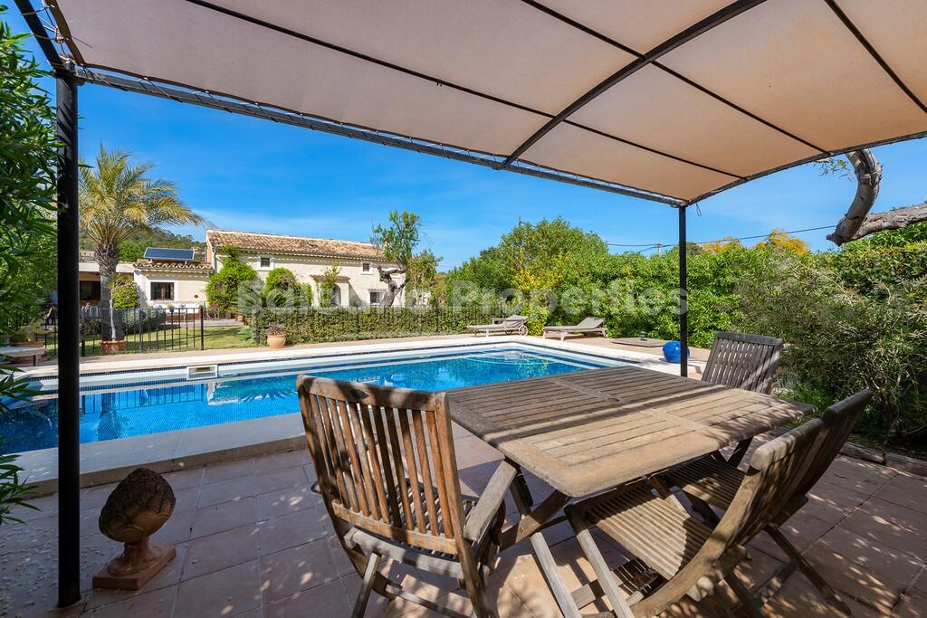 Renovated country home for sale between Santa Maria and Bunyola, Mallorca